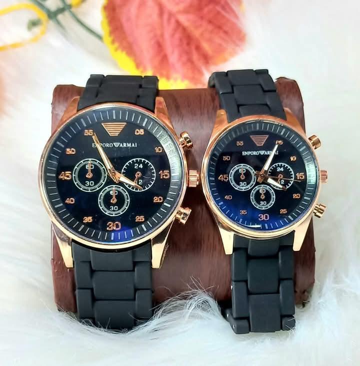 Stainless Steel Quartz Couple Watch