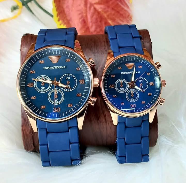 Stainless Steel Quartz Couple Watch